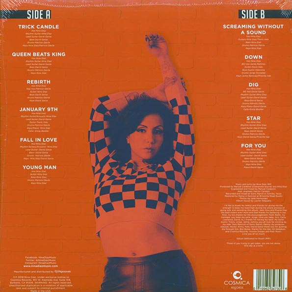 Nina Diaz - The Beat Is Dead (ltd. ed.) (LP) - PureSound Records