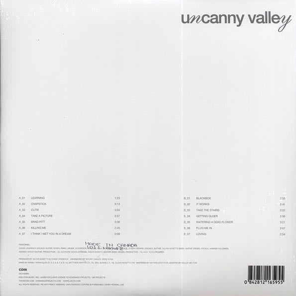 Coin - Uncanny Valley (LP) - PureSound Records