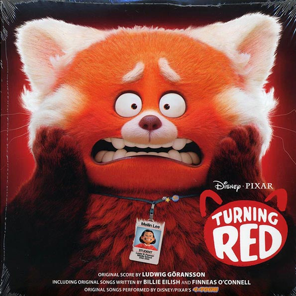 Ludwig Goransson, 4 Town - Turning Red: Original Motion Picture Soundtrack (LP) - PureSound Records