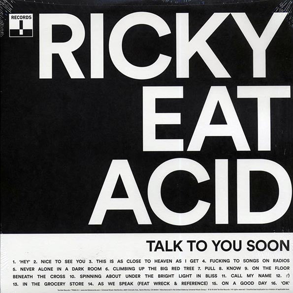 Ricky Eat Acid - Talk To You Soon (LP)