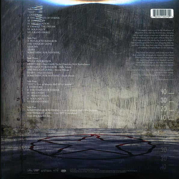 Rush, Alice In Chains - 2112 (40th Anniv. Ed.) (3xLP) (200g) (deluxe edition) (audiophile) (LP)