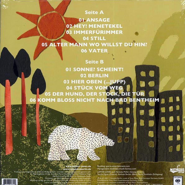 Jupiter Jones - Jupiter Jones (LP) - PureSound Records