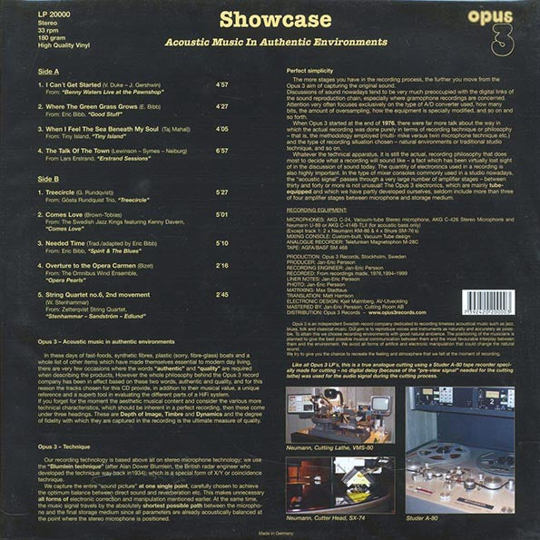 Taj Mahal, Eric Bibb, Benny Waters, Etc. - Showcase (LP)