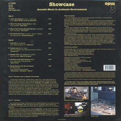 Taj Mahal, Eric Bibb, Benny Waters, Etc. - Showcase (LP)
