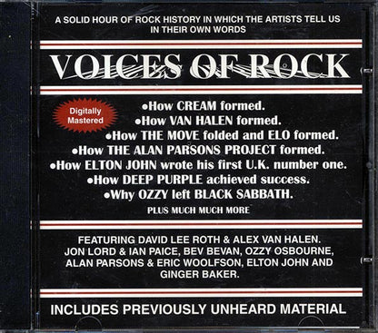 Van Halen, Ozzy Osbourne, Alan Parsons, Elton John, Etc. - Voices Of Rock Volume 1 (CD)