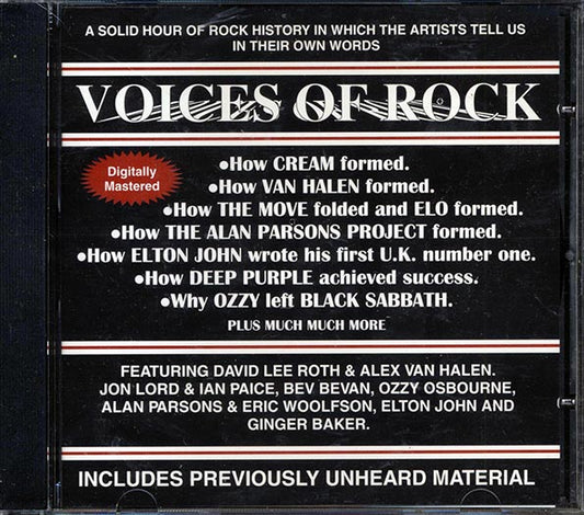Van Halen, Ozzy Osbourne, Alan Parsons, Elton John, Etc. - Voices Of Rock Volume 1 (CD)