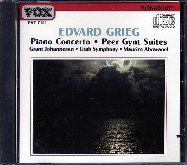 Edvard Grieg, Grant Johannesen, Utah Symphony Orchestra, Maurice Abravanel - Piano Concerto / Peer Gynt Suites (CD)