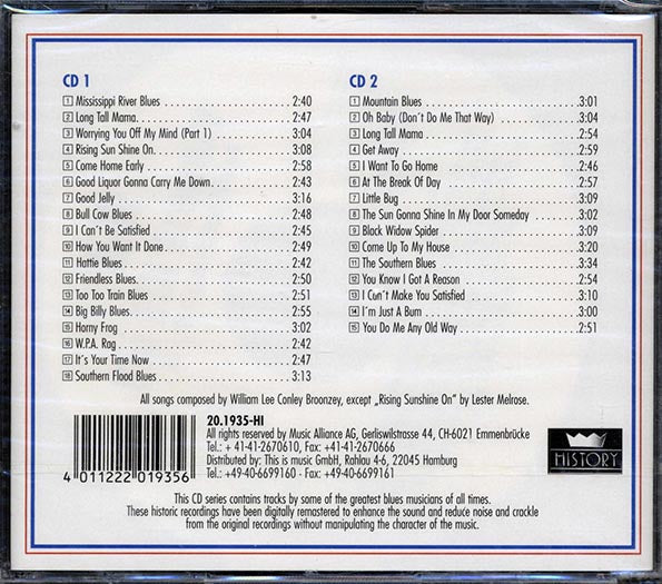 Big Bill Broonzy - Nothing But The Blues (33 tracks) (CD)