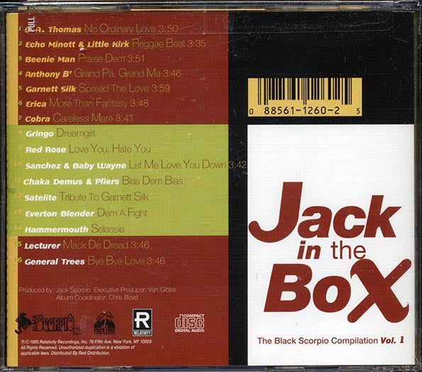 Garnett Silk, General Trees, Chaka Demus & Pliers, Etc. - Jack In The Box: The Black Scorpio Compilation Volume 1 (CD)