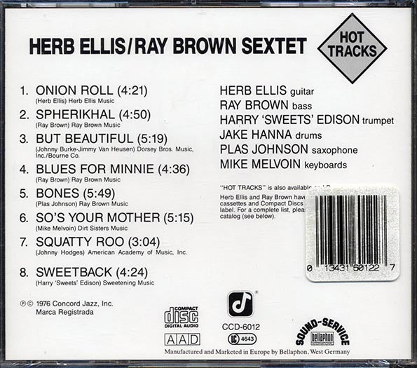 Herb Ellis, Ray Broan Sextet - Hot Tracks (CD)