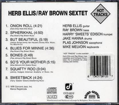 Herb Ellis, Ray Broan Sextet - Hot Tracks (CD)