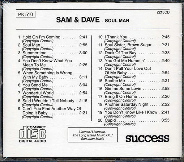Sam & Dave - Soul Man (CD)