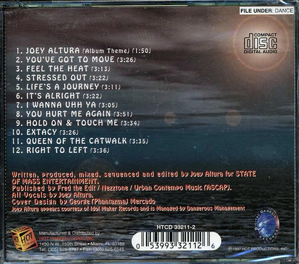 Joey Altura - Keys To The House (CD)