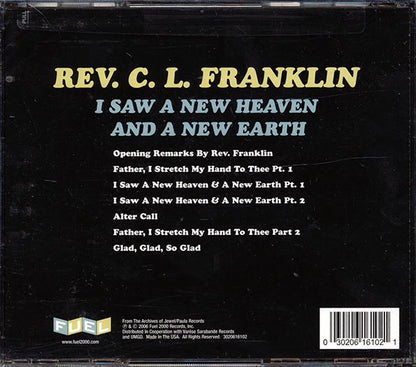 Rev. CJ Franklin - I Saw A New Heaven And A New Earth (CD)