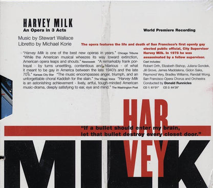 Stewart Wallace, Michael Korie, San Francisco Opera, Donald Runnicles - Harvey Milk (39 tracks) (2xCD) (box set) (CD)