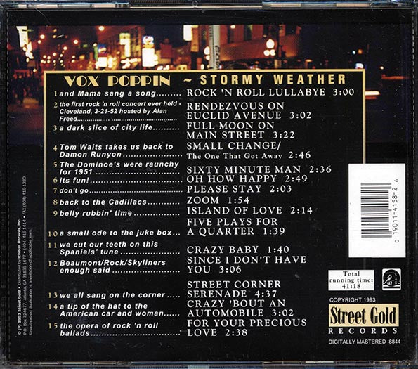 Stormy Weather - Vox Poppin (CD)