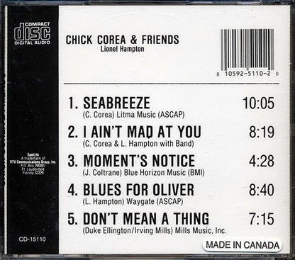 Chick Corea & Friends, Lionel Hampton - Chick Corea & Friends (CD)