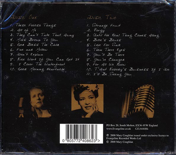 Mary Coughlan - Mary Coughlan Sings Billie Holiday (21 tracks) (CD)