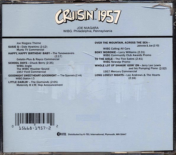 The Spaniels, The Diamonds, Chuck Berry, Dale Hawkins, Etc - Cruisin' 1957 (CD)