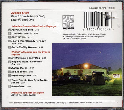 John Delafose & The Eunice Playboys, Willis Prudhomme & The Zydeco Express - Zydeco Live! (CD)