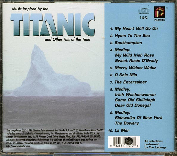 The Icebergs - Msuci Inspired By Titanic & Other Hits (CD)