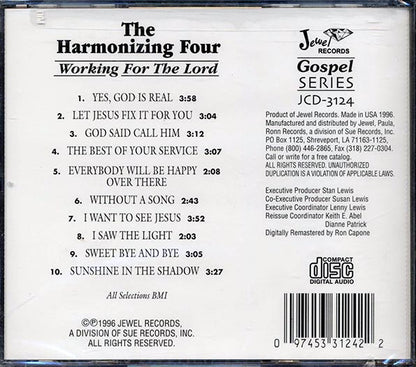 The Harmonizing Four - Working For The Lord (CD)