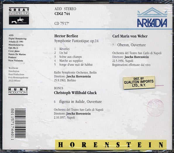 Hector Berlioz - Syphonic Fantastique Op. 14 (CD)