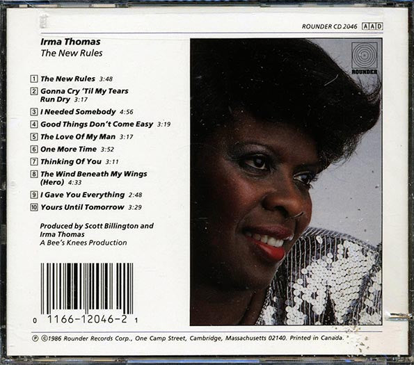 Irma Thomas - The New Rules (CD)