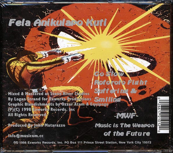 Fela Kuti - Music Is The Weapon Of The Future (CD)