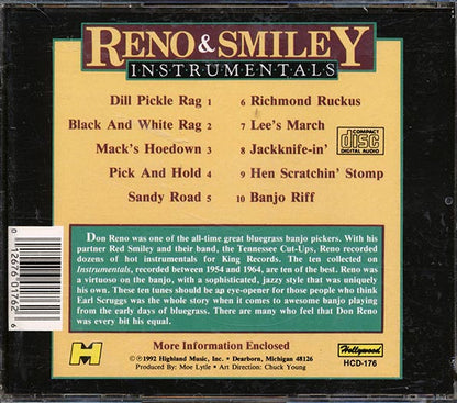Reno & Smiley - Instrumentals (CD)