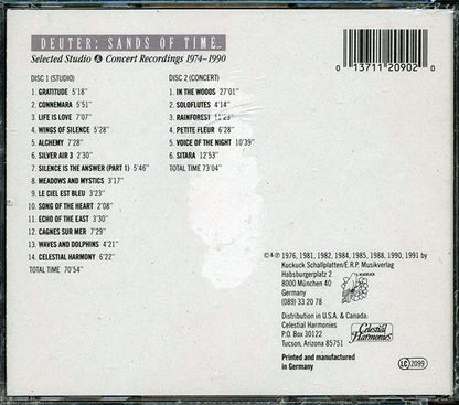 Deuter - Sands Of Time: Selected Studio & Concert Recordings 1974-1990 (20 tracks) (CD)