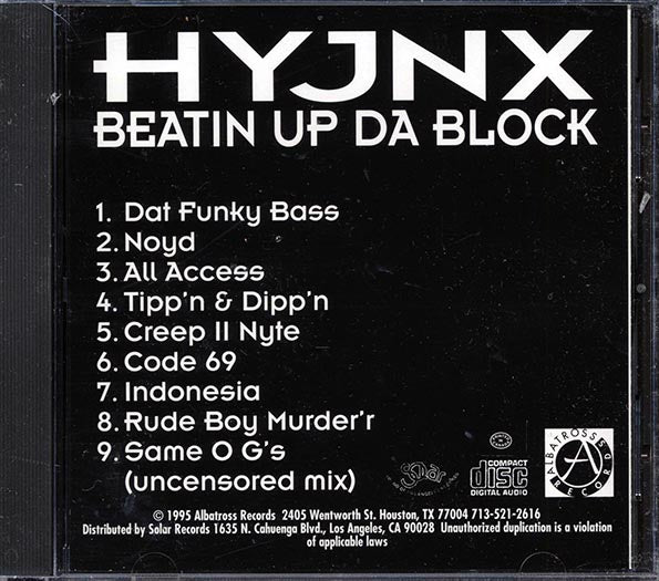 Hyjnx - Beatin Up Da Block (CD)
