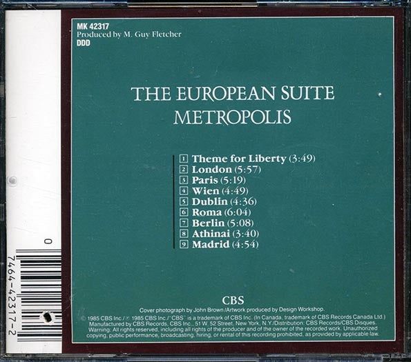 Metropolis - The European Suite (CD)