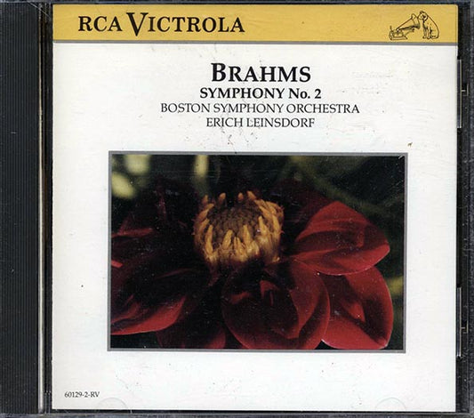 Brahms, Boston Symphony Orchestra, Erich Leinsdorf - Symphony No. 2 (CD)