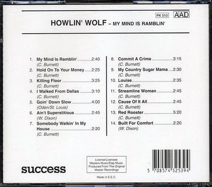 Howlin' Wolf - My Mind Is Ramblin' (CD)