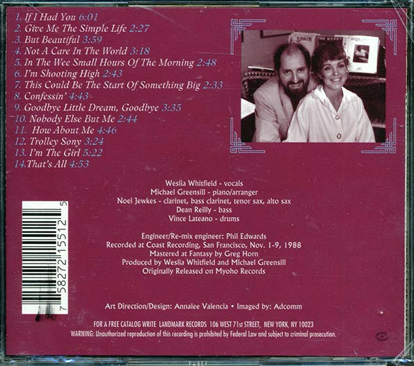 Weslia Whitfield - Nobody Else But Me (CD)