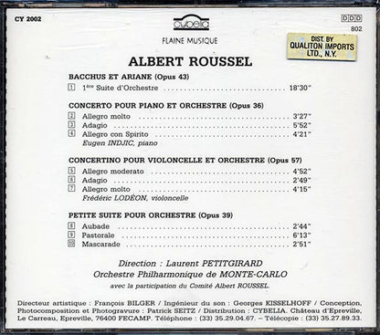 Albert Roussel - Petit Suite (CD)