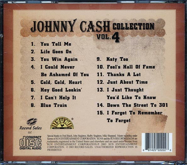 Johnny Cash - Johnny Cash Collection Volume 2 (CD)