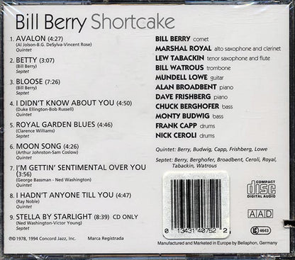 Bill Berry - Shortcake (CD)