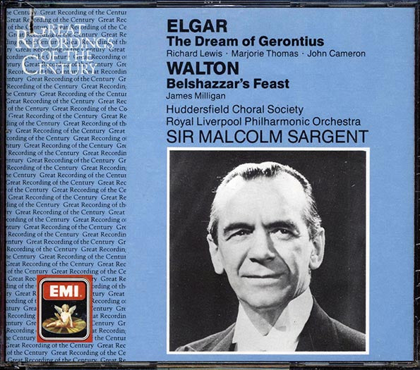 Elgar, Richard Lewis, Marjorie Thomas, John Cameron, Walton, Royal Liverpool Philharmonic Orchestra, Etc. - Belshazzar's Feast, The Dream Of Gerontius (30 tracks) (CD)