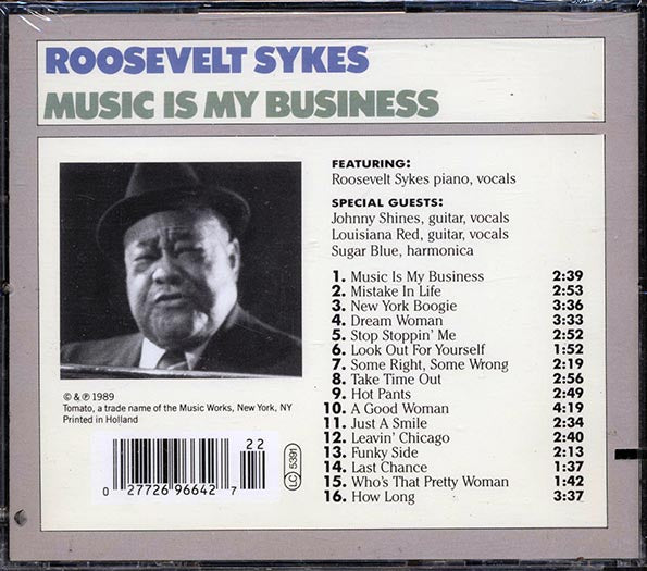Roosevelt Sykes - Music Is My Business (CD)