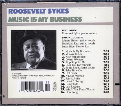 Roosevelt Sykes - Music Is My Business (CD)