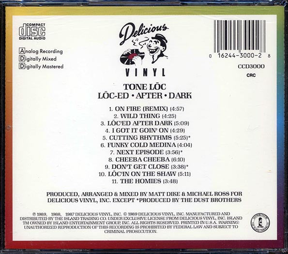 Tone Loc - Loc'ed After Dark (CD)