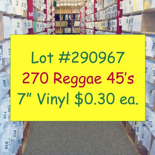 Luciano, Beres Hammond, Sizzla, Capleton, Etc. - Lot #290967: Collection Of 270 7 Inch 45's (7")