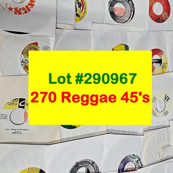 Luciano, Beres Hammond, Sizzla, Capleton, Etc. - Lot #290967: Collection Of 270 7 Inch 45's (7")