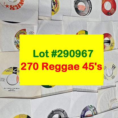 Luciano, Beres Hammond, Sizzla, Capleton, Etc. - Lot #290967: Collection Of 270 7 Inch 45's (7")