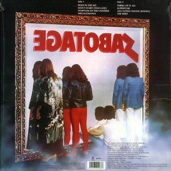 Black Sabbath - Sabotage (LP) - PureSound Records