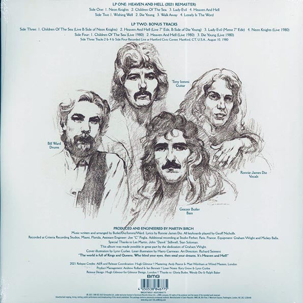 Black Sabbath - Heaven And Hell (+7 bonus tracks) (2xLP) (LP) - PureSound Records