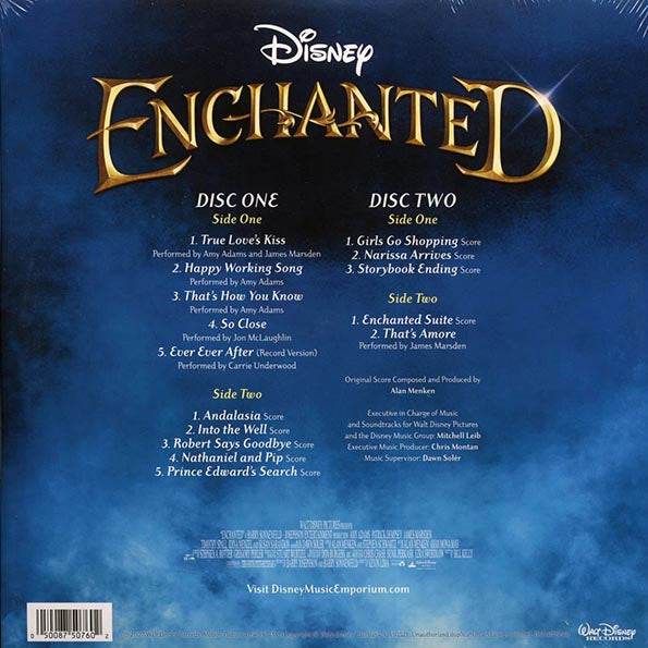 Alan Menken, Stephen Schwartz - Enchanted: Original Motion Picture Soundtrack (2xLP) (LP) - PureSound Records