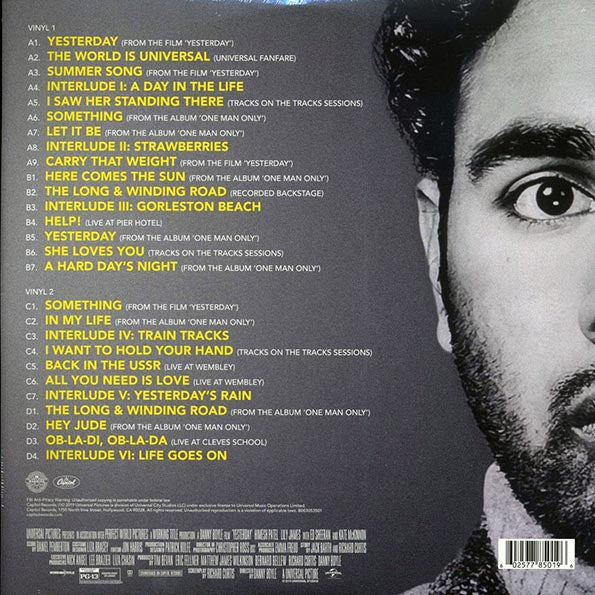 Hamish Patel, Daniel Pemburton - Yesterday: Original Motion Picture Soundtrack (27 tracks) (LP) - PureSound Records
